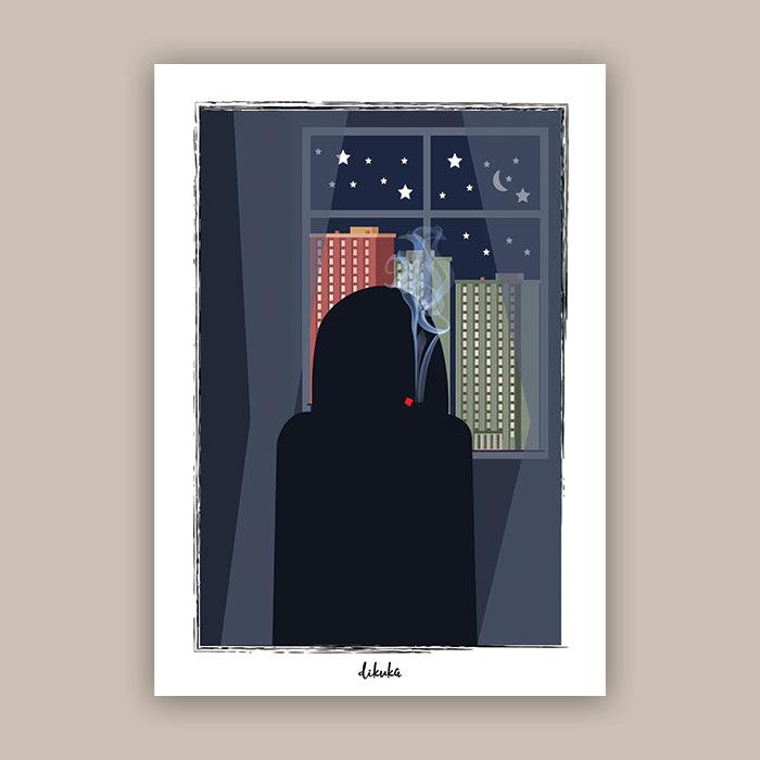 Balcony Art Print - Original Art Print | Poster | Canvas