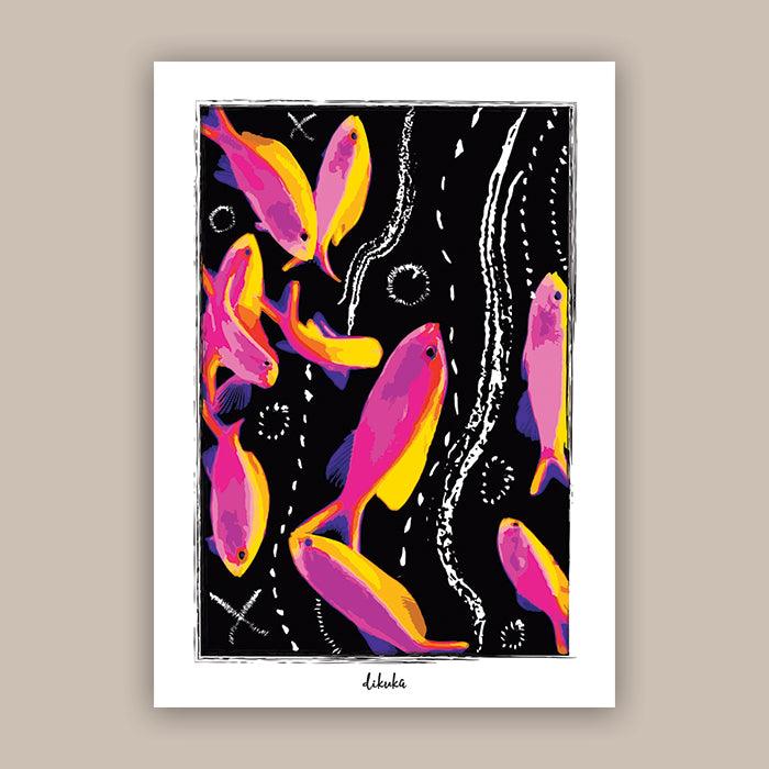 Bartlett's Anthias - Original Art Print | Poster | Canvas