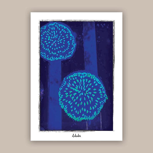 Fungia Plates - Original Art Print | Poster | Canvas