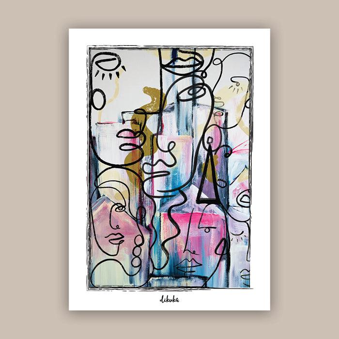 Ghosts Of Girlfriends Past - Original Art Print | Poster | Canvas