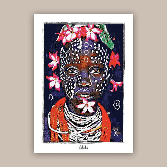 Kamali Omo Valley - Original Art Print | Poster | Canvas