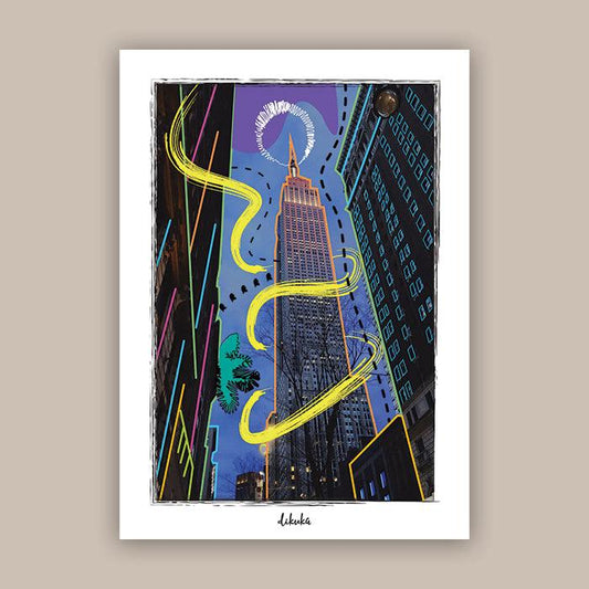 Hello Newyorkers! - Original Art Print | Poster | Canvas
