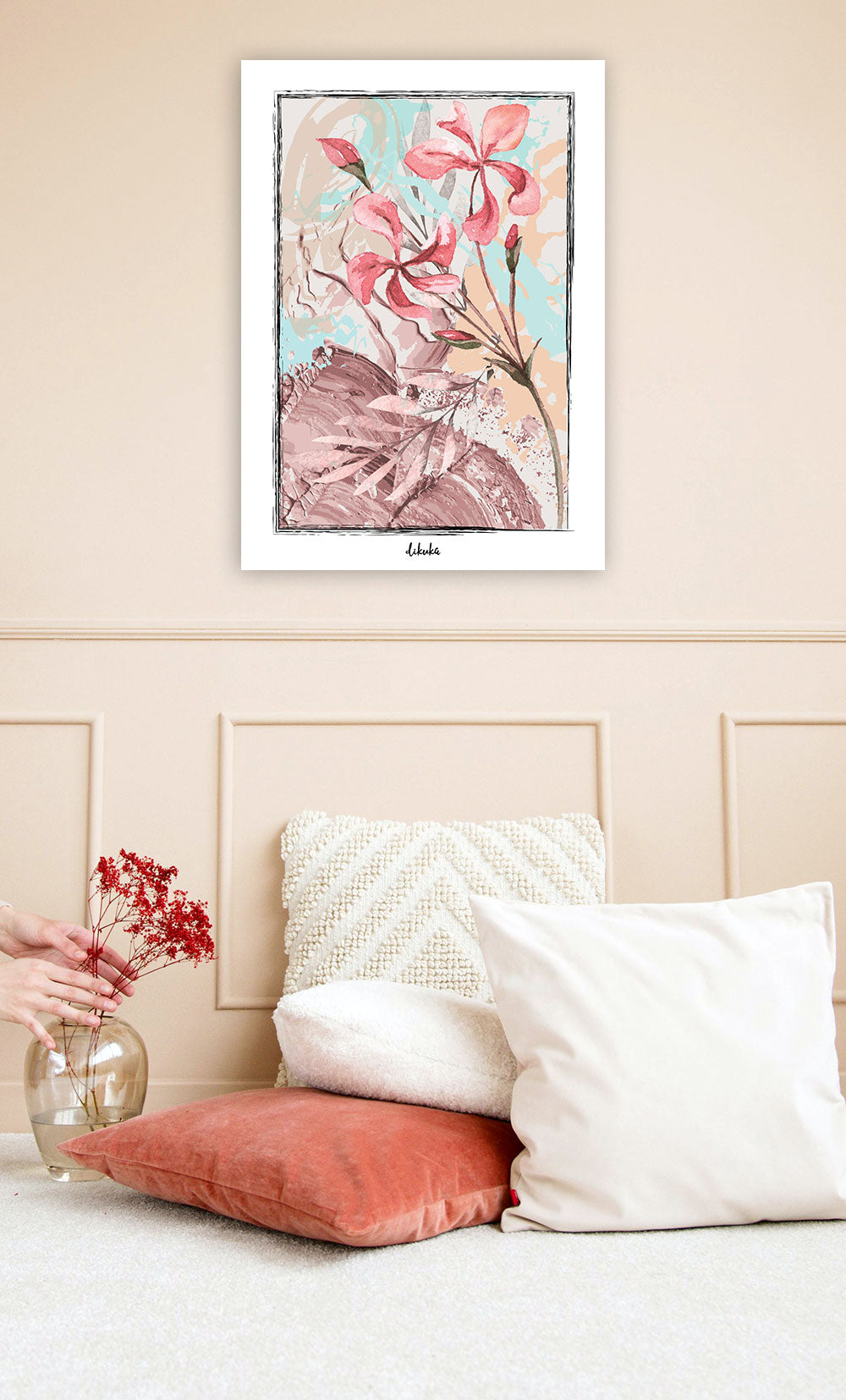 Flower Wall Art - Original Art Print | Poster | Canvas