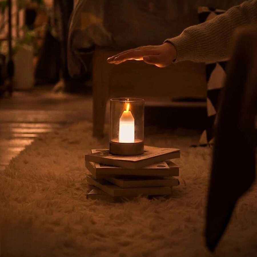 Tokyo Şarjlı Masa Lambası – 3 Renkli LED, USB'li,