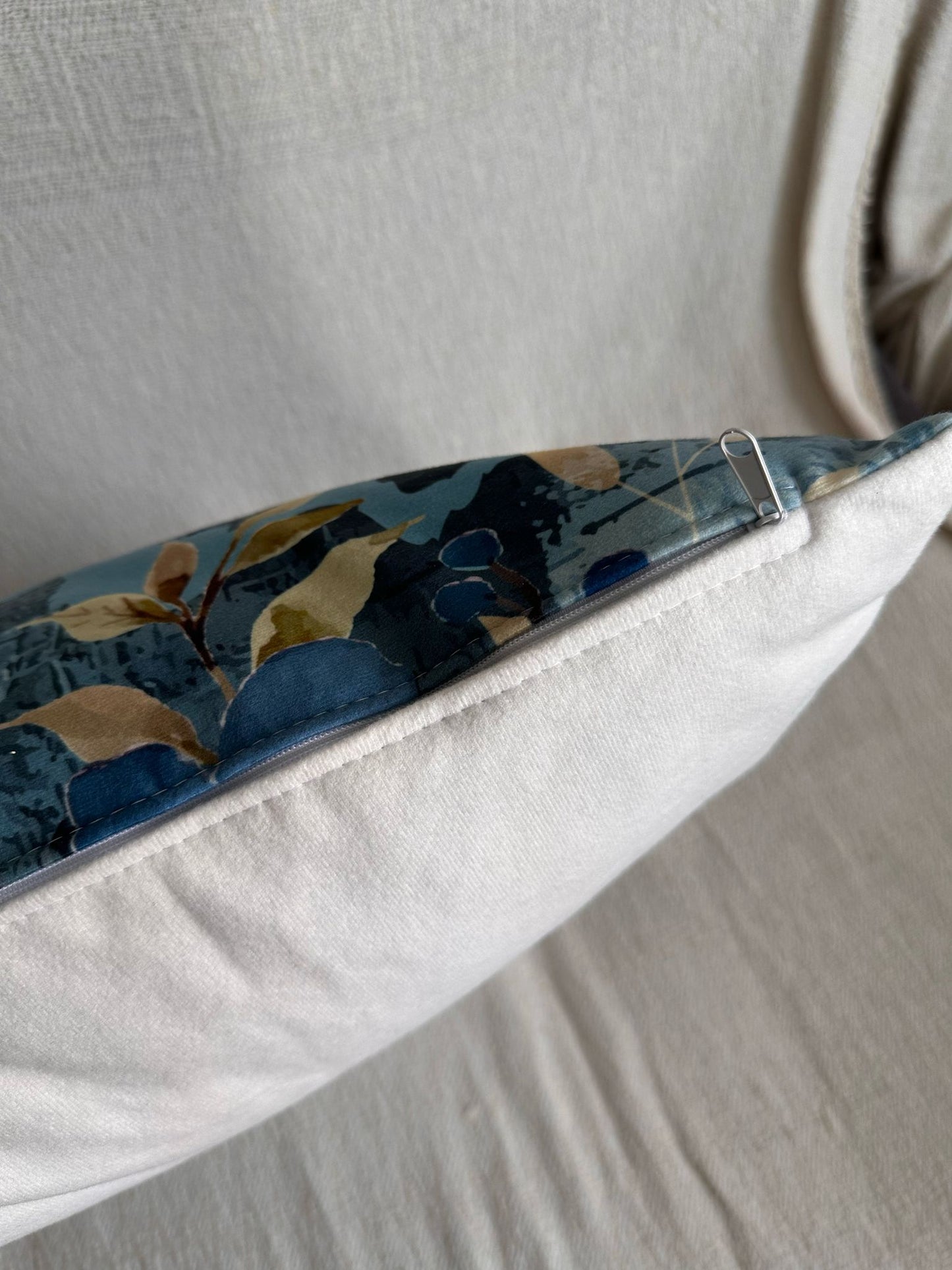 Çiçek 2 Kolleksiyonu Kırlent Kılıfı 43X43 cm Yastık Kılıfı