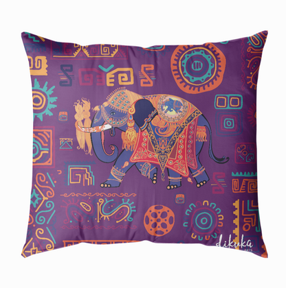Hindistan Fili 2 43x43 Yastık Kılıfı
