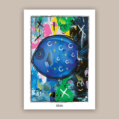 Blue Tang - Original Art Print | Poster | Canvas