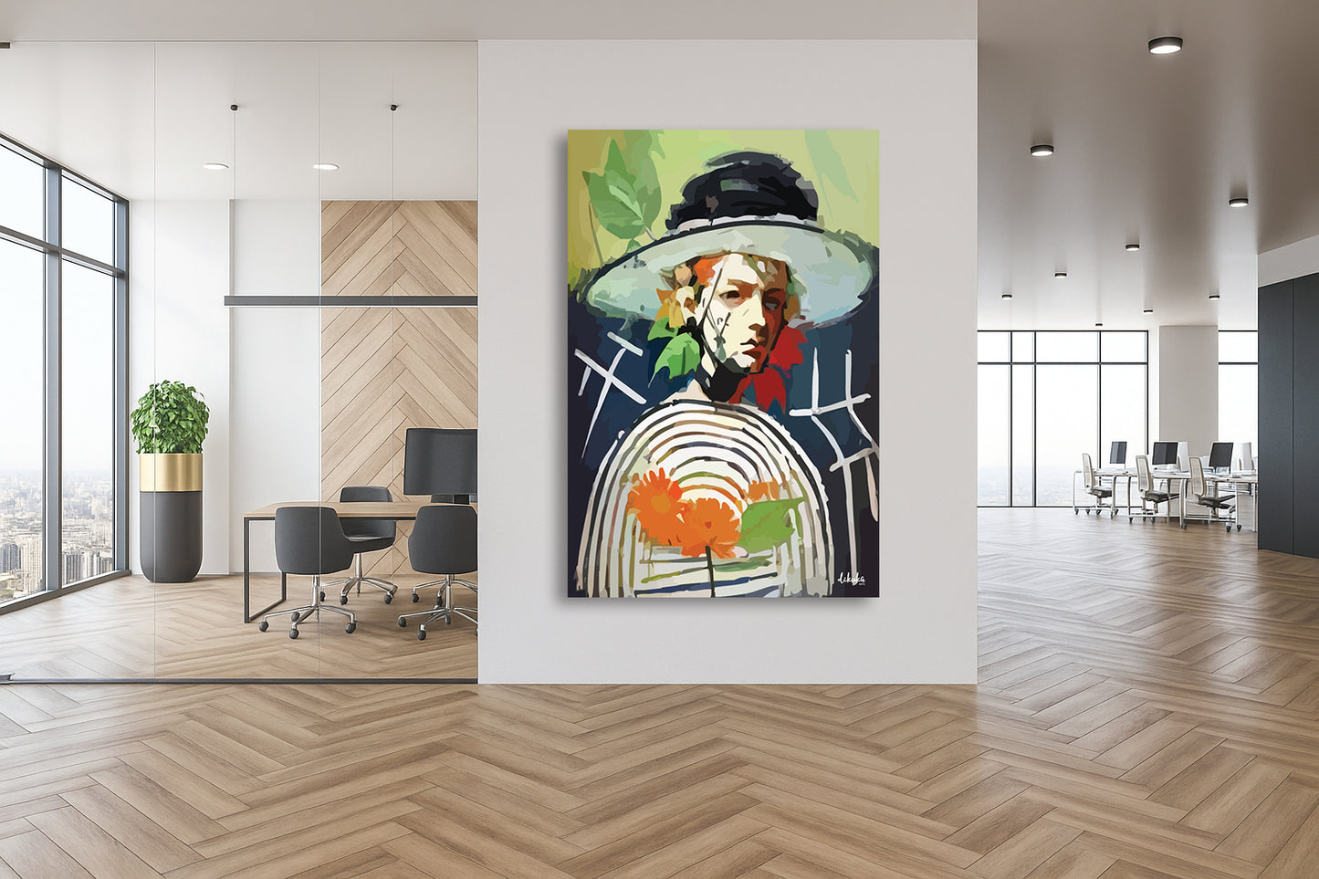 "Ufuk" Tuvale Dijital Baskı Kanvas