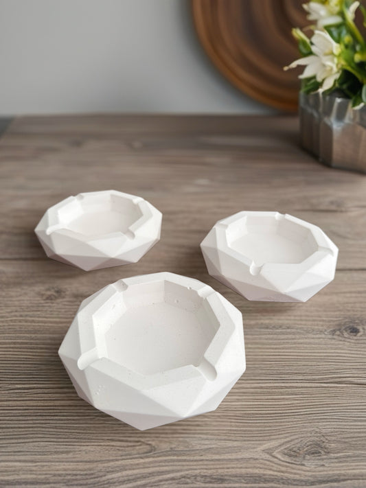 3’lü Set Kristal Beton Küllük
