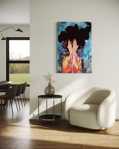 "Benlik" Tuval Üzerine Dijital Baskı Kanvas