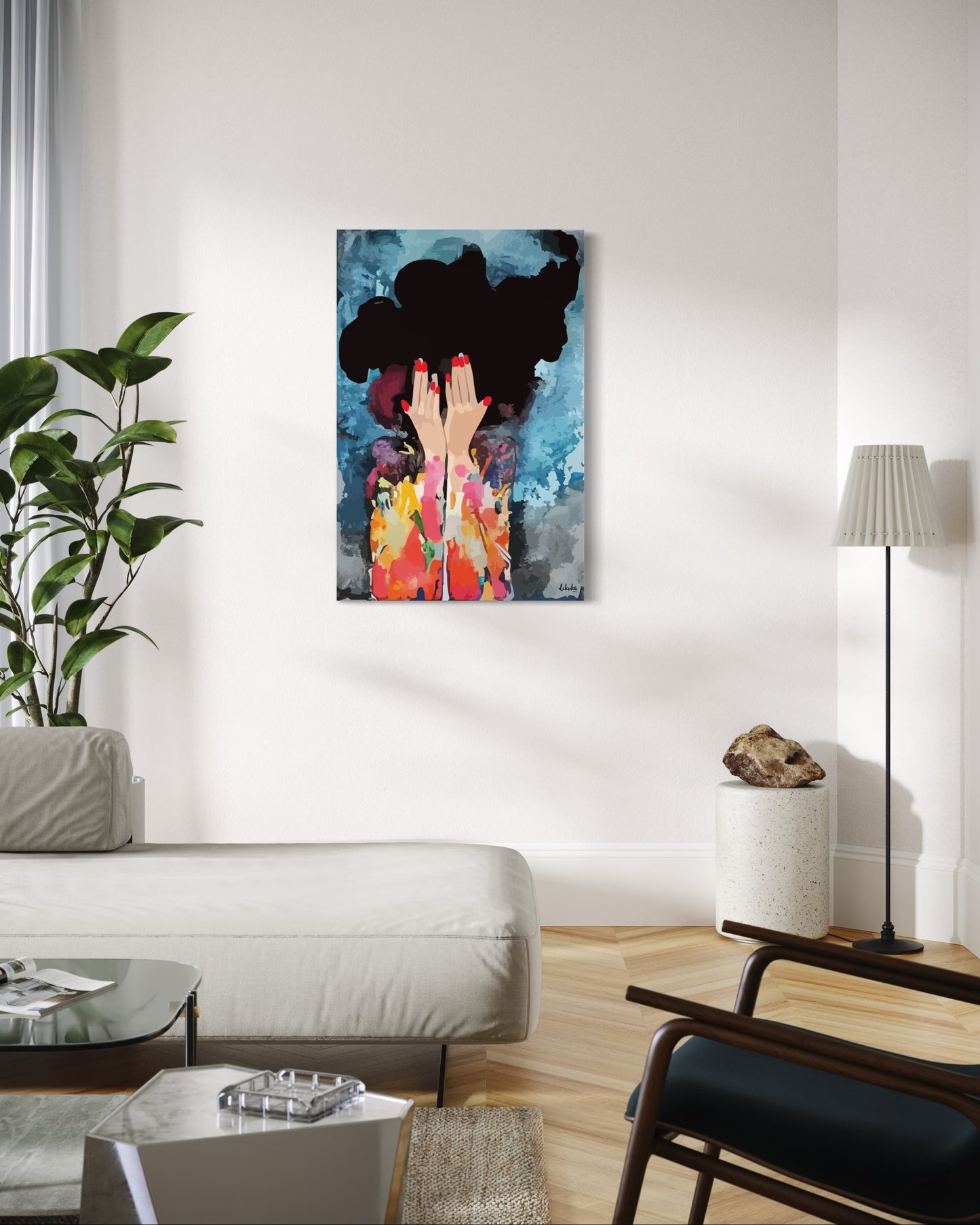 "Benlik" Tuval Üzerine Dijital Baskı Kanvas