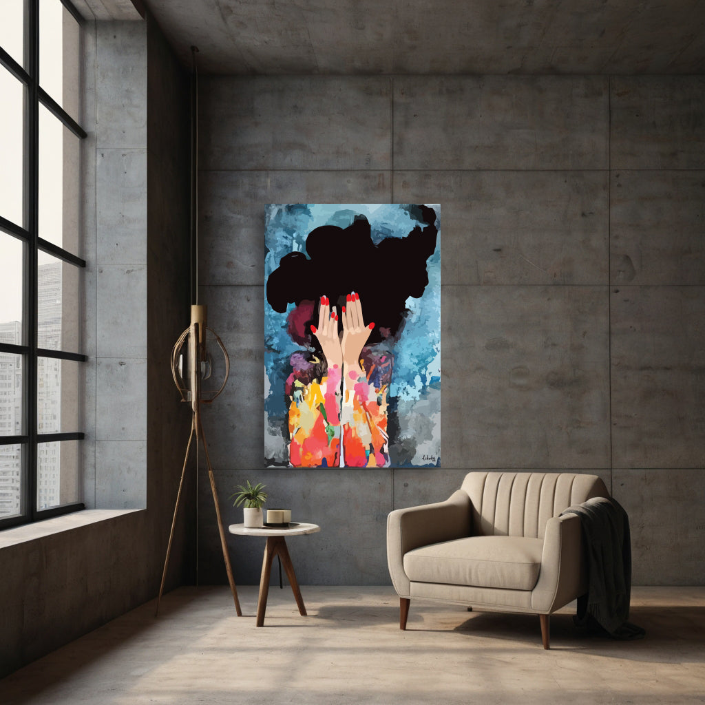 "Benlik" Tuval Üzerine Dijital Baskı Kanvas