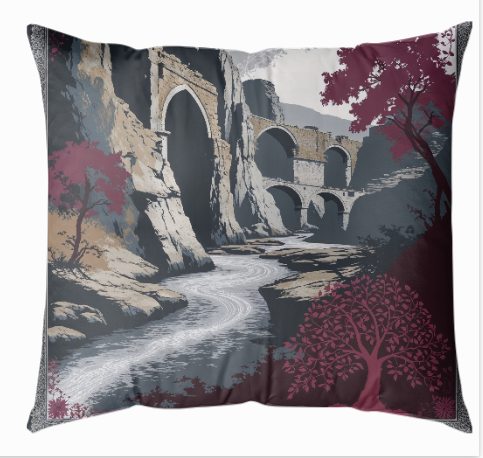 Dicle'nin Mirası: Hasankeyf ve Diyarbakır Yastık Kılıfı 43x43 cm