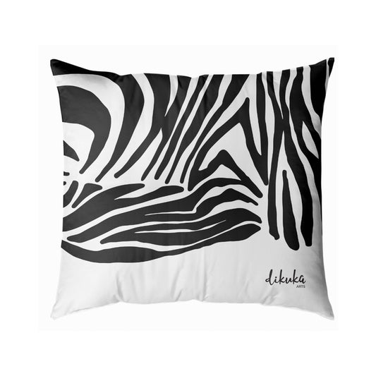 Zebra Grace – Sadelikteki Vahşi Ruh  43x43 Yastık Kılıfı